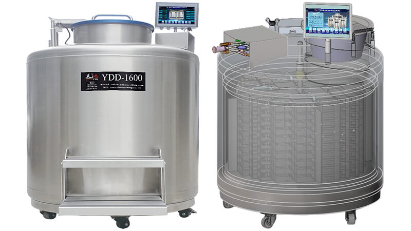 氣相幹細胞液氮罐的結構特點