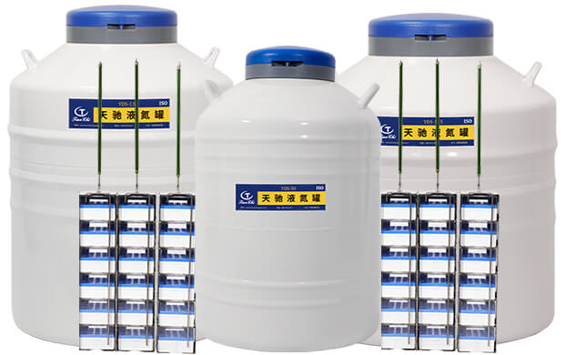 大口(kǒu)徑(jìng)液氮生物容器用多少液氮(dàn)後要添(tiān)加?